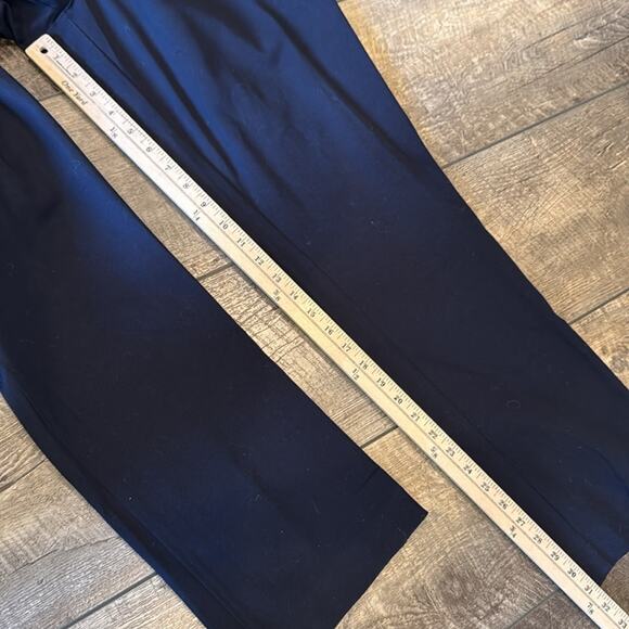 Lauren Ralph Lauren Navy Straight Leg Trousers Size 16 - Picture 3 of 9